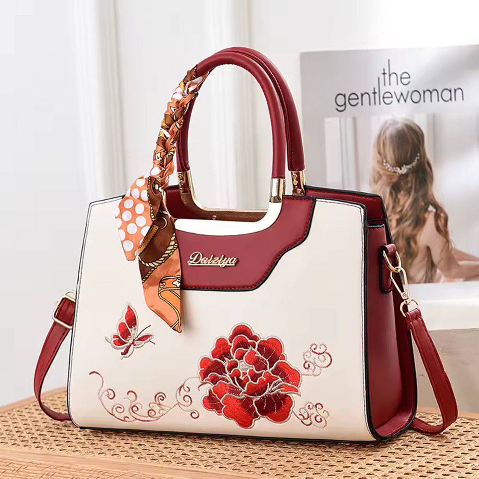 Floral Designer Bag